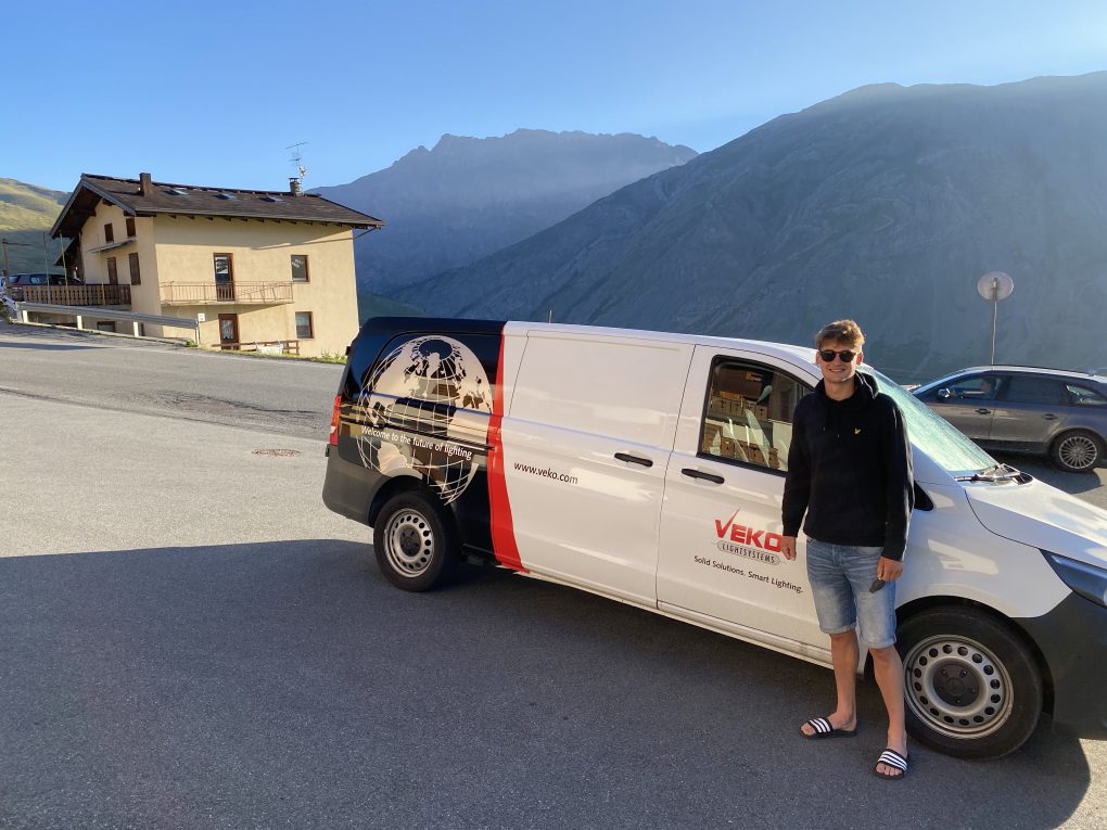 With this bus - thanks to Menno Veldboer - I traveled to Italy! very grateful for that. 